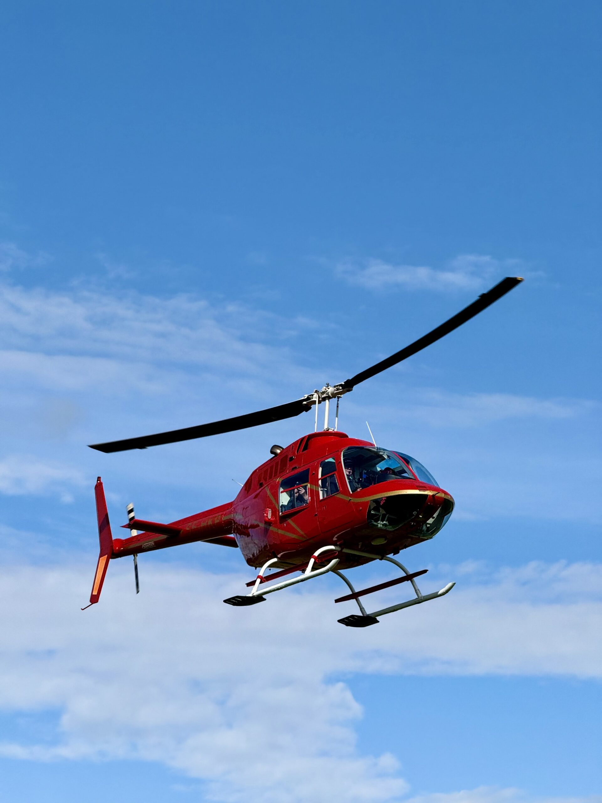 Helikoptertur från Tjusta