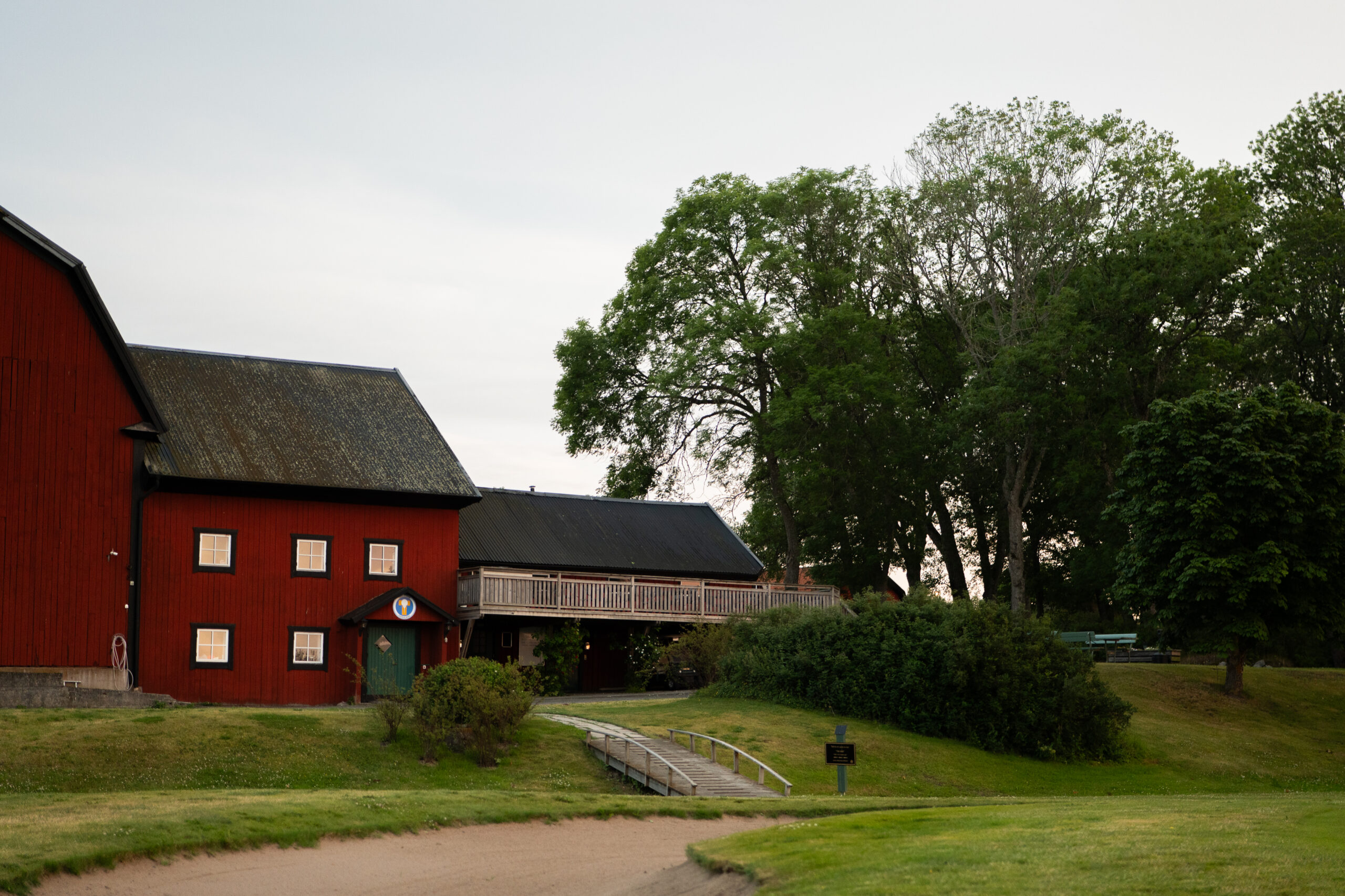 Vy över Tjusta Golfklubbs bana